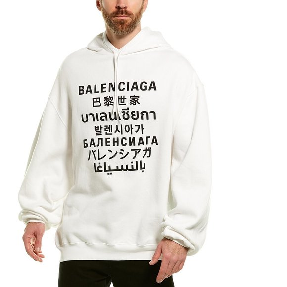 Balenciaga | Shirts | Balenciaga Languages Hoodie | Poshmark